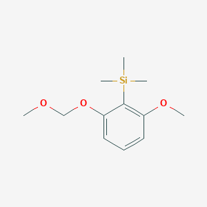 molecular formula C12H20O3Si B14142436 [2-Methoxy-6-(methoxymethoxy)phenyl](trimethyl)silane CAS No. 89321-21-1