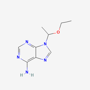 molecular formula C9H13N5O B14142525 9-(1-Ethoxyethyl)-9H-purin-6-amine CAS No. 29767-70-2