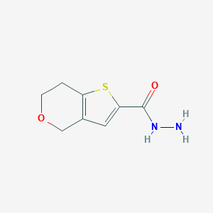 molecular formula C8H10N2O2S B1414266 6,7-dihydro-4H-thieno[3,2-c]pyran-2-carbohydrazide CAS No. 2168239-16-3