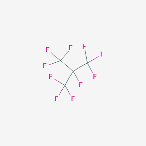 molecular formula C4F9I B14142699 1,1,1,2,3,3-Hexafluoro-2-(trifluoromethyl)-3-iodo-propane CAS No. 1542-18-3