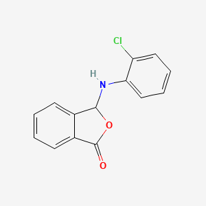 molecular formula C14H10ClNO2 B14142702 3-[(2-chlorophenyl)amino]-2-benzofuran-1(3H)-one CAS No. 4839-59-2