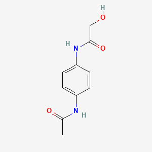 molecular formula C10H12N2O3 B14142707 N-[4-(Acetylamino)phenyl]-2-hydroxyacetamide CAS No. 926243-65-4