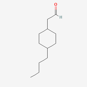 molecular formula C12H22O B14142816 (4-Butylcyclohexyl)acetaldehyde CAS No. 119488-70-9