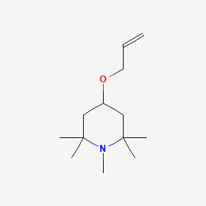 molecular formula C13H25NO B14142827 Piperidine, 1,2,2,6,6-pentamethyl-4-(2-propenyloxy)- CAS No. 88883-10-7