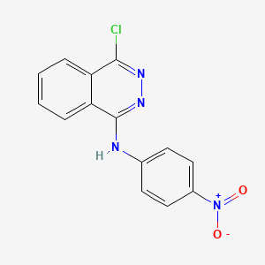 molecular formula C14H9ClN4O2 B14142864 4-chloro-N-(4-nitrophenyl)phthalazin-1-amine CAS No. 404847-70-7