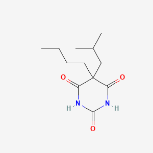 molecular formula C12H20N2O3 B14142874 5-Butyl-5-isobutyl-pyrimidine-2,4,6-trione CAS No. 53943-64-9