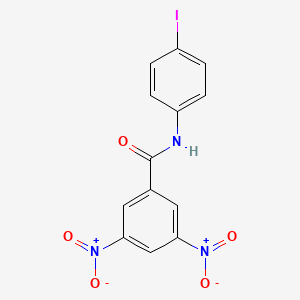 molecular formula C13H8IN3O5 B14142941 N-(4-iodophenyl)-3,5-dinitrobenzamide CAS No. 36293-35-3