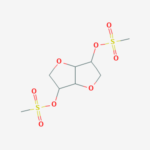 (6-methylsulfonyloxy-2,3,3a,5,6,6a-hexahydrofuro[3,2-b]furan-3-yl) methanesulfonate