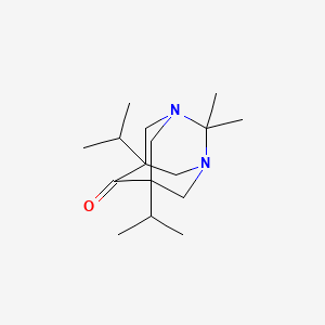 2,2-Dimethyl-5,7-di(propan-2-yl)-1,3-diazatricyclo[3.3.1.13,7]decan-6-one