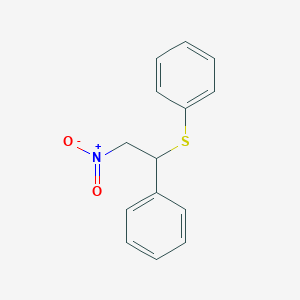 molecular formula C14H13NO2S B14143131 (2-Nitro-1-phenylsulfanylethyl)benzene CAS No. 4231-84-9