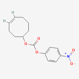 molecular formula C15H17NO5 B1414319 [(4Z)-Cyclooct-4-en-1-yl] (4-nitrophenyl) carbonate CAS No. 1438415-89-4
