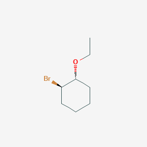 molecular formula C8H15BrO B14143223 Cyclohexane, 1-bromo-2-ethoxy-, trans- CAS No. 59456-68-7