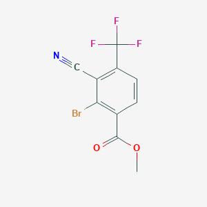 Methyl 2-bromo-3-cyano-4-(trifluoromethyl)benzoate