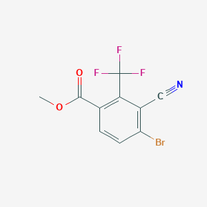 Methyl 4-bromo-3-cyano-2-(trifluoromethyl)benzoate