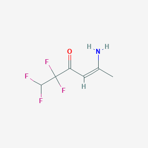 (4Z)-5-Amino-1,1,2,2-tetrafluorohex-4-en-3-one