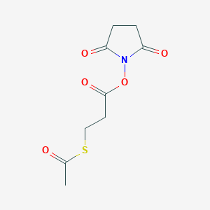molecular formula C9H11NO5S B014144 2,5-Dioxopyrrolidin-1-YL 3-(acetylthio)propanoate CAS No. 84271-78-3