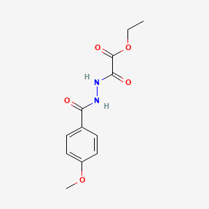 Ethyl (2'-(4-methoxybenzoyl)hydrazido)oxalate