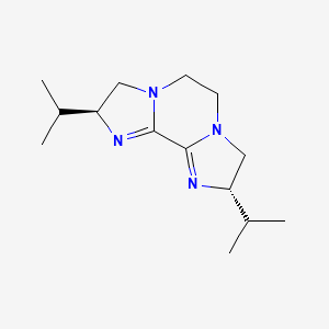 (4S,11S)-4,11-di(propan-2-yl)-3,6,9,12-tetrazatricyclo[7.3.0.02,6]dodeca-1(12),2-diene