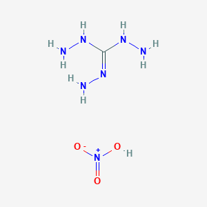 molecular formula CH9N7O3 B14144076 Triaminoguanidine mononitrate CAS No. 4000-16-2