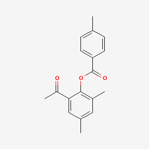 2-Acetyl-4,6-dimethylphenyl 4-methylbenzoate