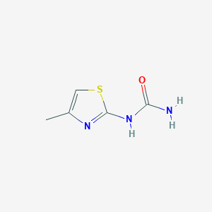 molecular formula C5H7N3OS B14144113 N-(4-Methyl-1,3-thiazol-2-yl)urea CAS No. 89179-76-0