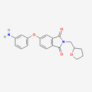 5-(3-aminophenoxy)-2-(tetrahydrofuran-2-ylmethyl)-1H-isoindole-1,3(2H)-dione