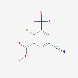 Methyl 2-bromo-5-cyano-3-(trifluoromethyl)benzoate