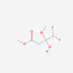 Methyl 4,4-difluoro-3-hydroxy-3-methoxybutanoate