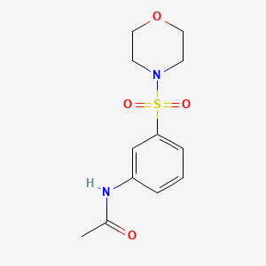 molecular formula C12H16N2O4S B14144206 N-[3-(Morpholine-4-sulfonyl)-phenyl]-acetamide CAS No. 22184-96-9