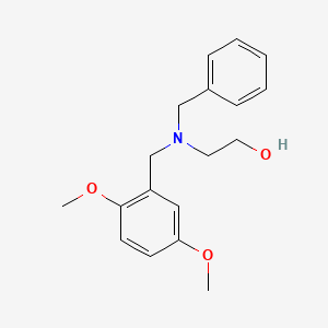 molecular formula C18H23NO3 B14144218 2-[Benzyl(2,5-dimethoxybenzyl)amino]ethanol CAS No. 939899-75-9