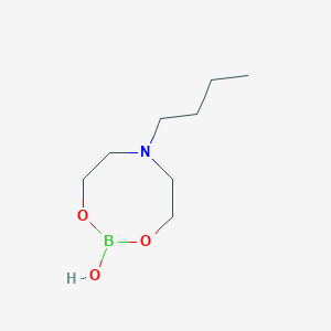 molecular formula C8H18BNO3 B14144239 6-Butyl-1,3,6,2-dioxazaborocan-2-ol CAS No. 89188-34-1