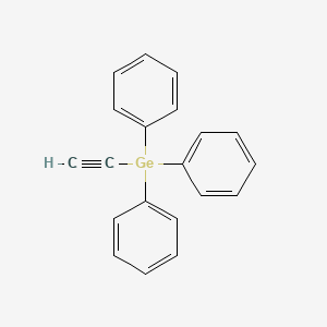 molecular formula C20H16Ge B14144283 Germane, ethynyltriphenyl- CAS No. 4632-45-5