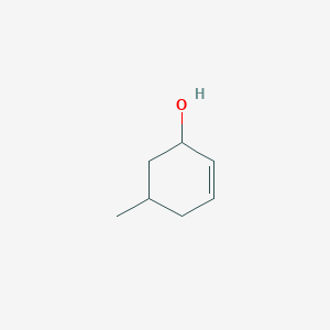 molecular formula C7H12O B14144323 2-Cyclohexen-1-ol, 5-methyl- CAS No. 3718-55-6