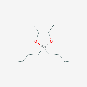 molecular formula C12H26O2Sn B14144472 2,2-Dibutyl-4,5-dimethyl-1,3,2-dioxastannolane CAS No. 3590-63-4