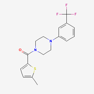 (5-Methylthiophen-2-yl){4-[3-(trifluoromethyl)phenyl]piperazin-1-yl}methanone