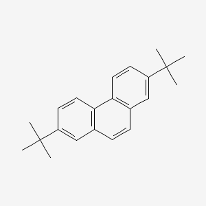 molecular formula C22H26 B14144477 2,7-Di-t-butylphenanthrene CAS No. 24300-92-3