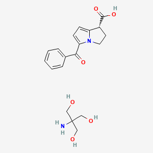 molecular formula C19H24N2O6 B14144504 Ketorolac tromethamine, (R)- CAS No. 180863-79-0