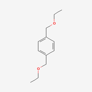 molecular formula C12H18O2 B14144522 Benzene, 1,4-bis(ethoxymethyl)- CAS No. 112039-24-4