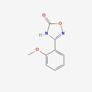 molecular formula C9H8N2O3 B1414455 3-(2-甲氧基苯基)-1,2,4-噁二唑-5-醇 CAS No. 1031967-28-8