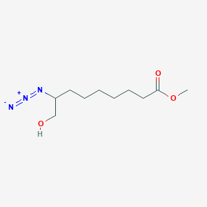 molecular formula C10H19N3O3 B14144621 Methyl 8-azido-9-hydroxynonanoate CAS No. 89248-79-3