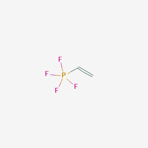 molecular formula C2H3F4P B14144629 Phosphorane, ethenyltetrafluoro- CAS No. 3583-99-1