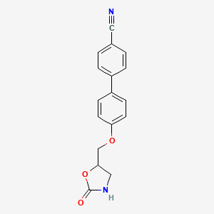 4'-(2-Oxo-oxazolidin-5-ylmethoxy)-biphenyl-4-carbonitrile