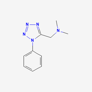 molecular formula C10H13N5 B14144793 N,N-dimethyl-1-(1-phenyltetrazol-5-yl)methanamine CAS No. 109817-60-9