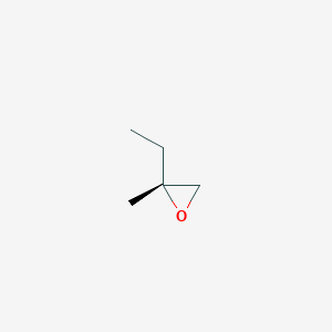 molecular formula C5H10O B14144830 (2R)-2-ethyl-2-methyloxirane CAS No. 33204-47-6