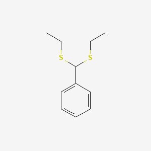 molecular formula C11H16S2 B14144834 [Bis(ethylsulfanyl)methyl]benzene CAS No. 7334-52-3