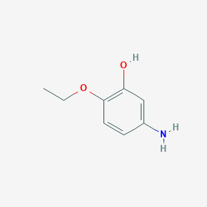 molecular formula C8H11NO2 B14144844 5-Amino-2-ethoxyphenol CAS No. 55274-57-2