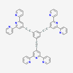 4-[2-[3,5-Bis[2-(2,6-dipyridin-2-ylpyridin-4-yl)ethynyl]phenyl]ethynyl]-2,6-dipyridin-2-ylpyridine