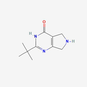 2-(tert-Butyl)-6,7-dihydro-3H-pyrrolo[3,4-d]pyrimidin-4(5H)-one