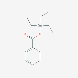 molecular formula C13H20O2Sn B14144922 Triethyltin benzoate CAS No. 3646-80-8