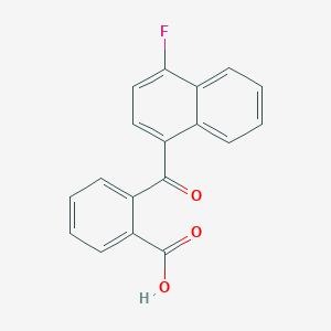 2-[(4-Fluoronaphthalen-1-yl)carbonyl]benzoic acid